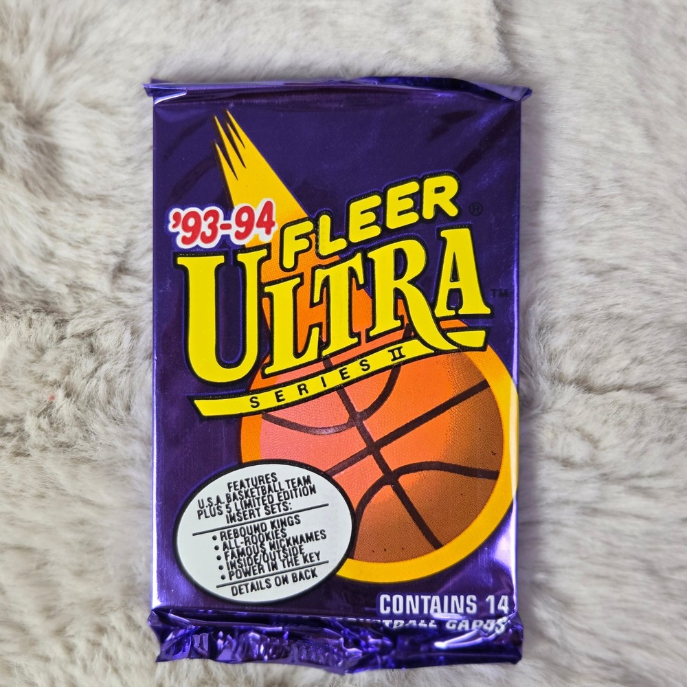 1993-94 Fleer Ultra Series II NBA‎ Sealed Pack 14 Cards